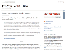 Tablet Screenshot of blog.flyyoufools.com